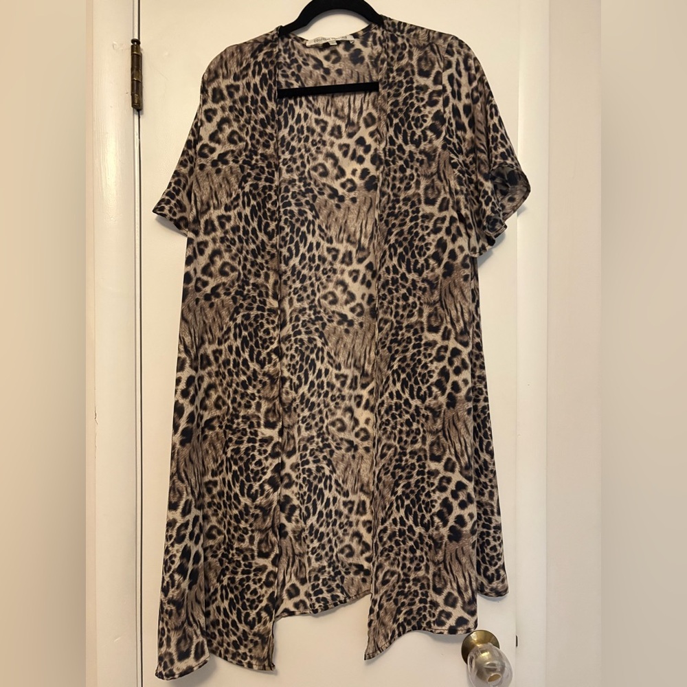 Leopard Print Women's kimono